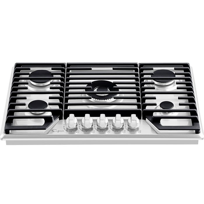 Empava 36-Inch Built-in Gas Cooktop in Stainless Steel