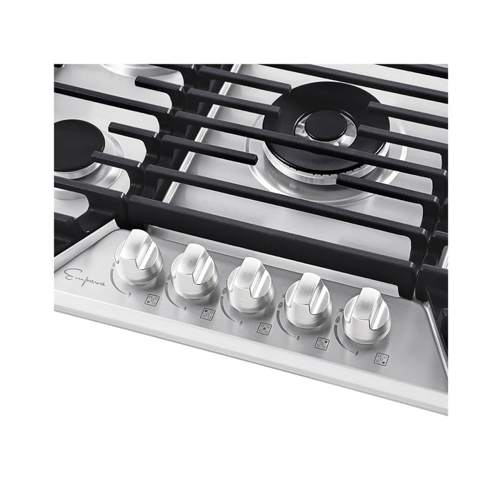 Empava 36-Inch Built-in Gas Cooktop in Stainless Steel