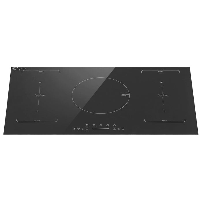 Empava 36-Inch Black Electric Induction Cooktop in Black