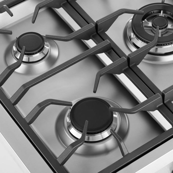 Empava 36-Inch Freestanding Gas Range with Cooktop and Oven in Stainless Steel