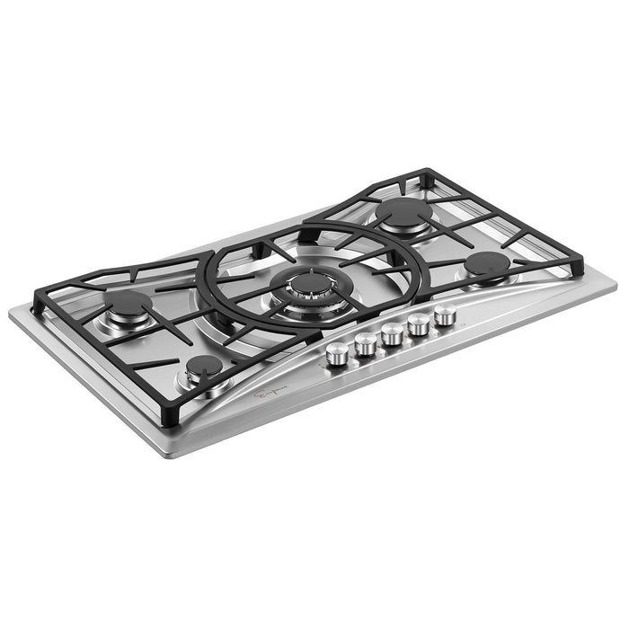 Empava 36-inch Built-In Gas Cooktops in Stainless Steel