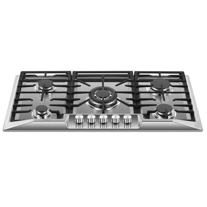 Empava 36-inch Built-in Gas Cooktop in Stainless Steel