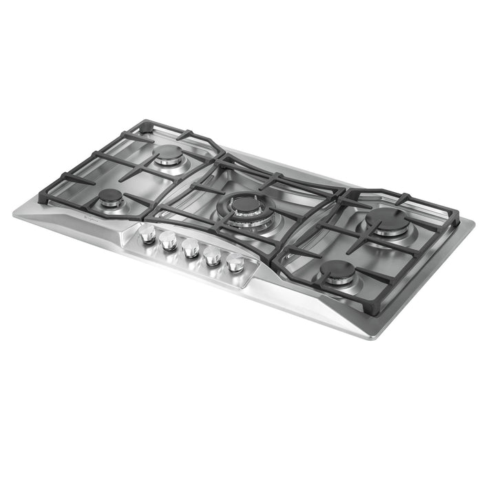 Empava 36-inch Built-in Gas Cooktop in Stainless Steel