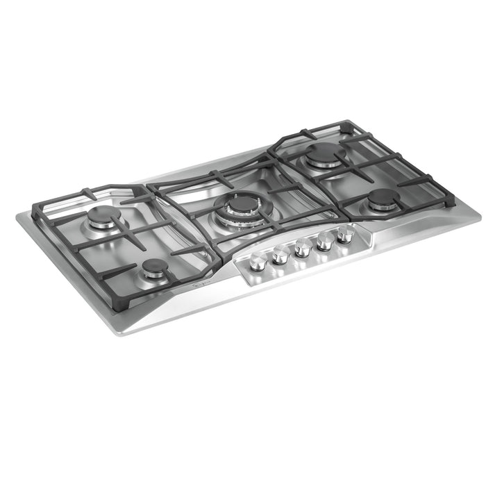 Empava 36-inch Built-in Gas Cooktop in Stainless Steel