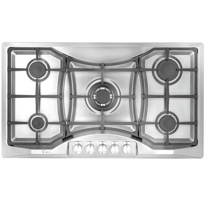 Empava 36-inch Built-in Gas Cooktop in Stainless Steel