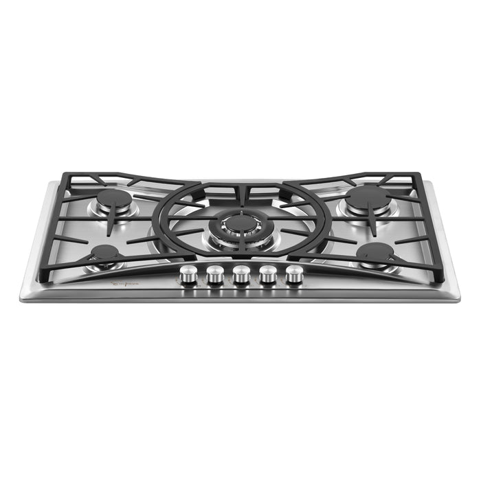 Empava 36-inch Built-In Gas Cooktops in Stainless Steel