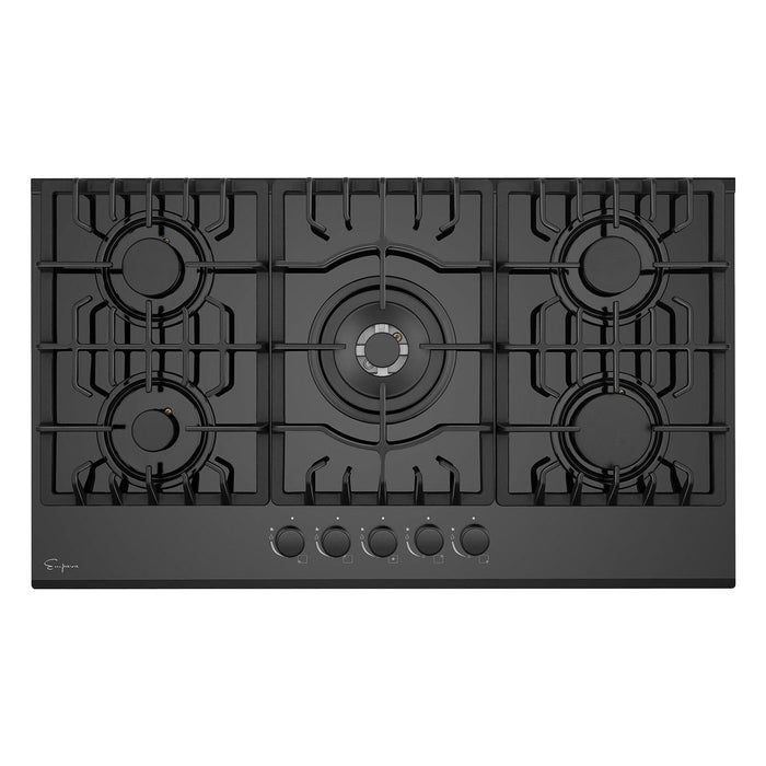 Empava 36-inch Built-in Gas Cooktop in Black