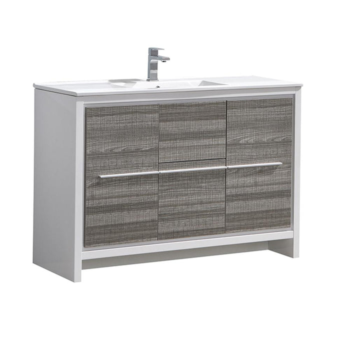 Fresca Allier Rio 48" Single Sink Modern Bathroom Cabinet w/ Sink