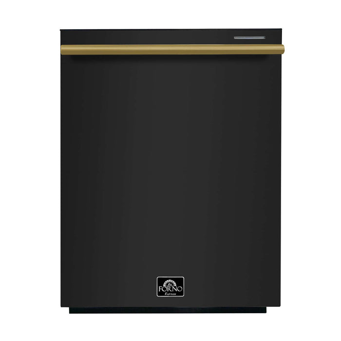 Forno Pozzo 24 " Built-In Tall Tub, Top Control,  Dishwasher, 49 dBA, Soil-Sensing Capable, ENERGY STAR in Black