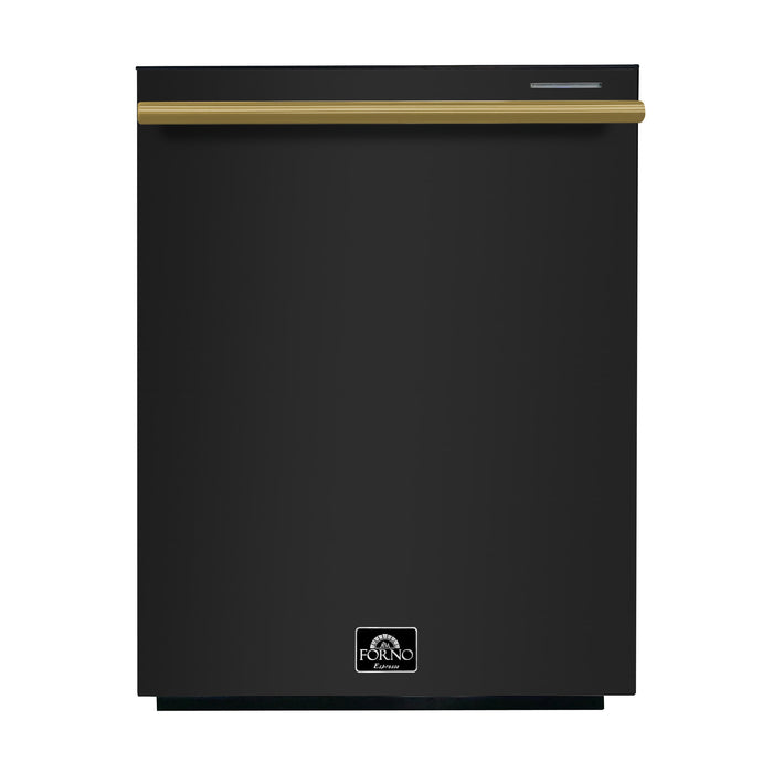 Forno Pozzo 24 " Built-In Tall Tub, Top Control,  Dishwasher, 49 dBA, Soil-Sensing Capable, ENERGY STAR in Black