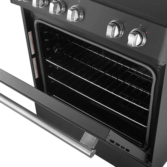 Forno Leonardo Espresso 30" Electric Range in Black