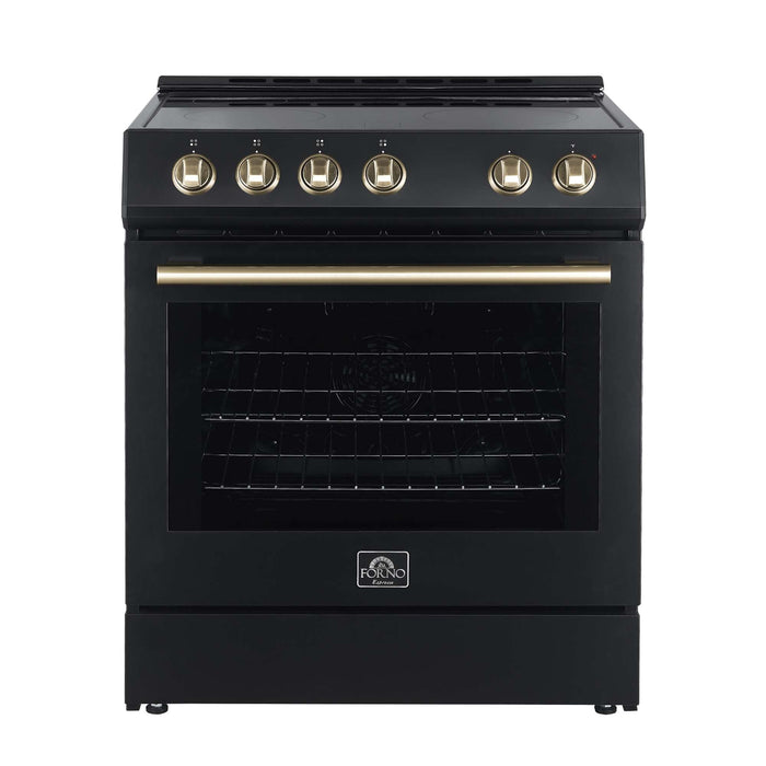 Forno Leonardo Espresso 30" Electric Range in Black