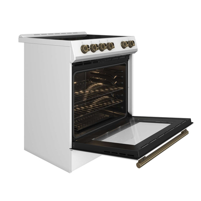 Forno Leonardo Espresso 30" Electric Range White