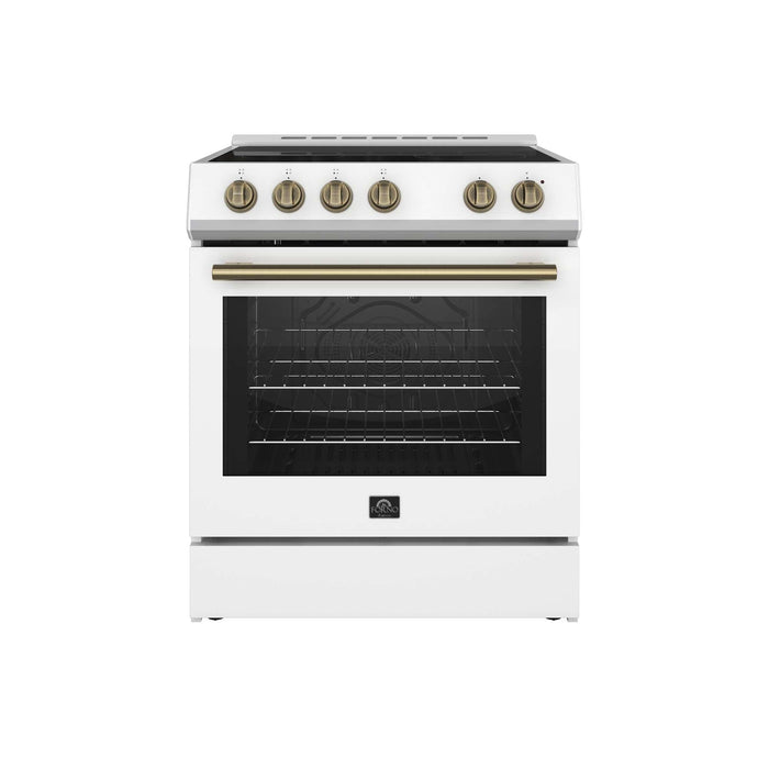 Forno Leonardo Espresso 30" Electric Range White