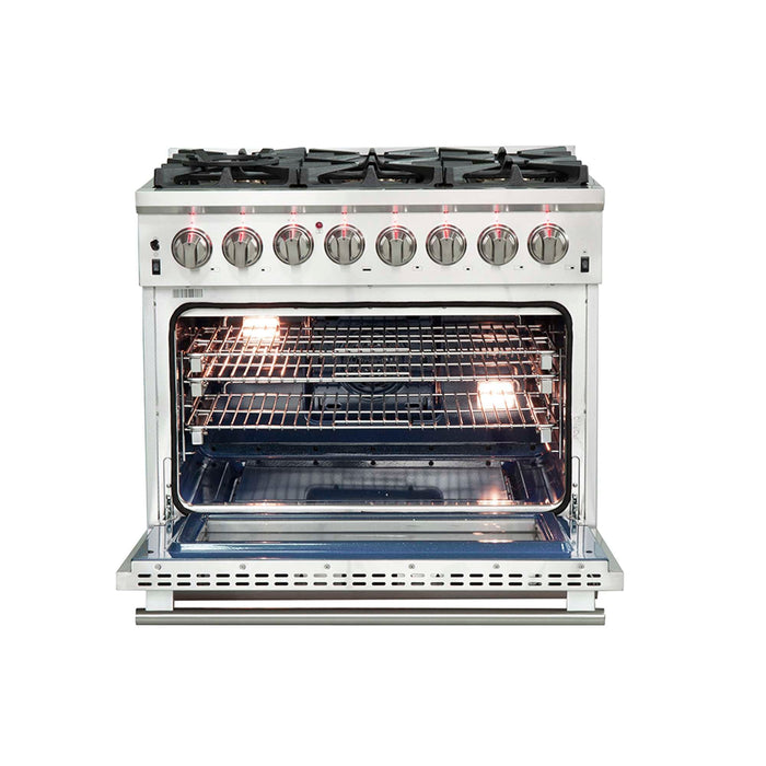 Forno Capriasca 36" Freestanding Dual Fuel Range