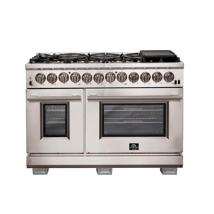 Forno Capriasca 48" Freestanding Dual Fuel Range