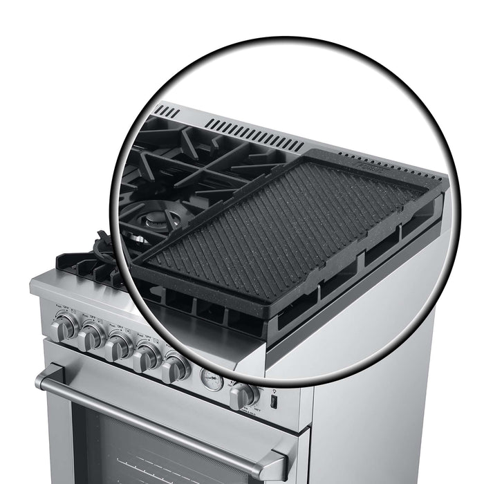 Forno Lazio 30" Freestanding Gas Range in Stainless Steel