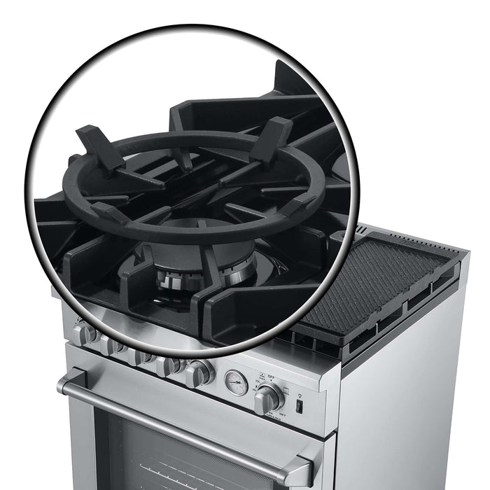 Forno Lazio 30" Freestanding Gas Range in Stainless Steel