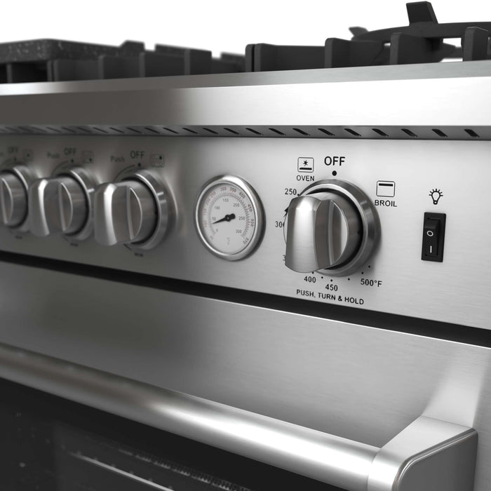 Forno Lazio 30" Freestanding Gas Range in Stainless Steel