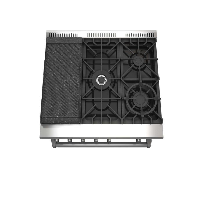 Forno Lazio 30" Freestanding Gas Range in Stainless Steel