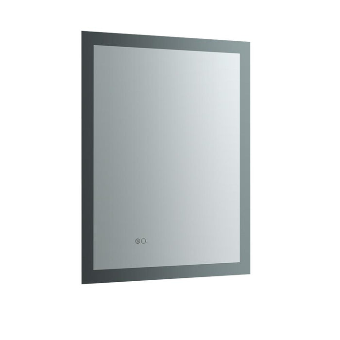 Fresca Angelo 24" Wide x 30" Tall Bathroom Mirror w/ Halo Style LED Lighting and Defogger