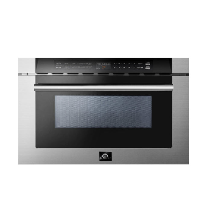 Forno Capoliveri 24" Microwave Drawer in Stainless Steel