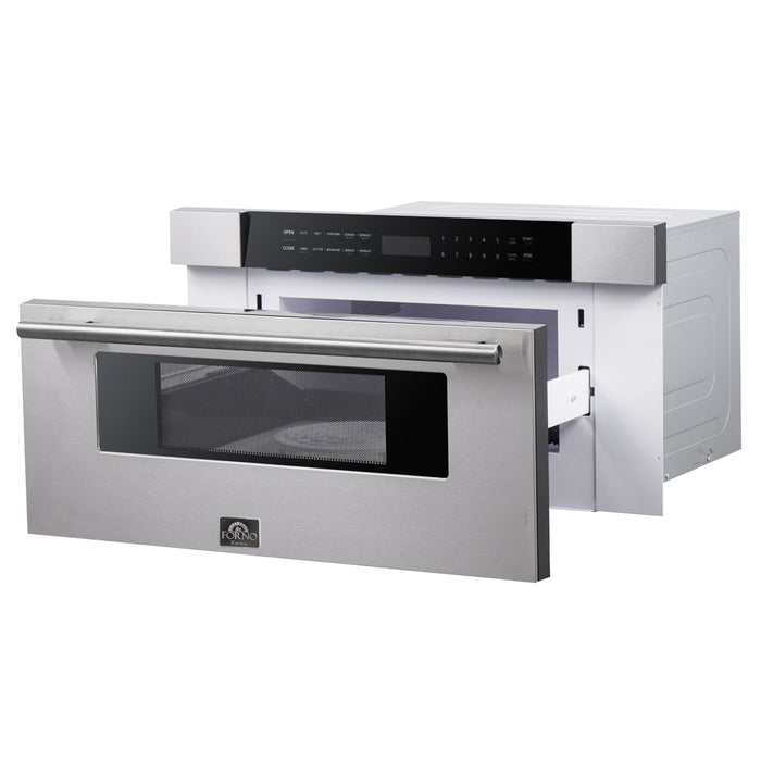 Forno Capoliveri 30-Inch 1.2 Cu.ft  Microwave Drawer in Stainless Steel