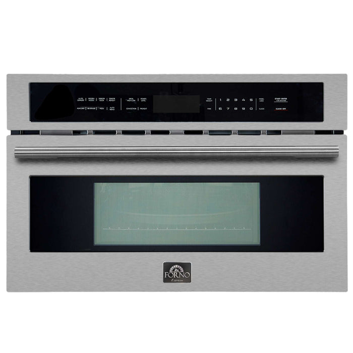 Forno Oliena 30" 1750 Watt Compact Oven & 1000 Watt Microwave, 1.6 cu. ft