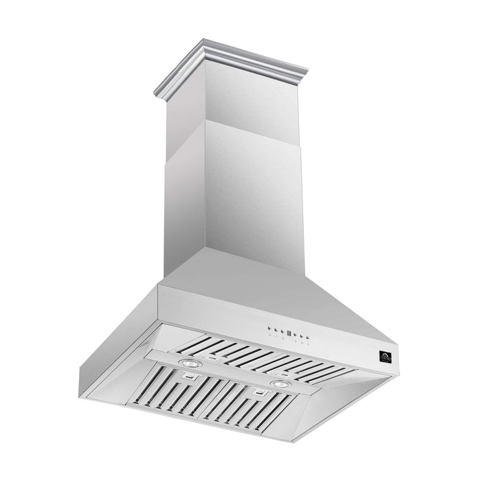 Forno Orvieto 36'' Wall Mount Range Hood in Stainless Steel