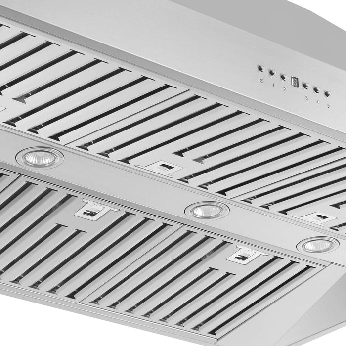 Forno Orvieto 48'' Wall Mount Range Hood in Stainless Steel