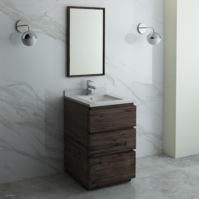 Fresca Formosa 30" Floor Standing Modern Bathroom Vanity w/ Mirror