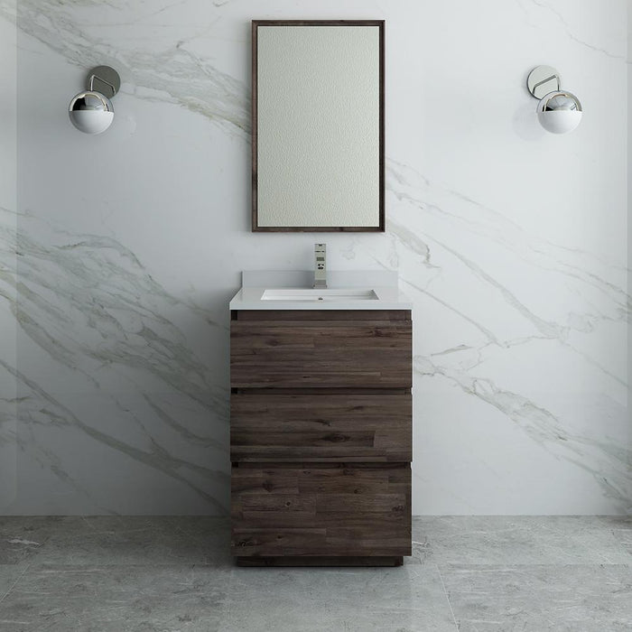 Fresca Formosa 30" Floor Standing Modern Bathroom Vanity w/ Mirror