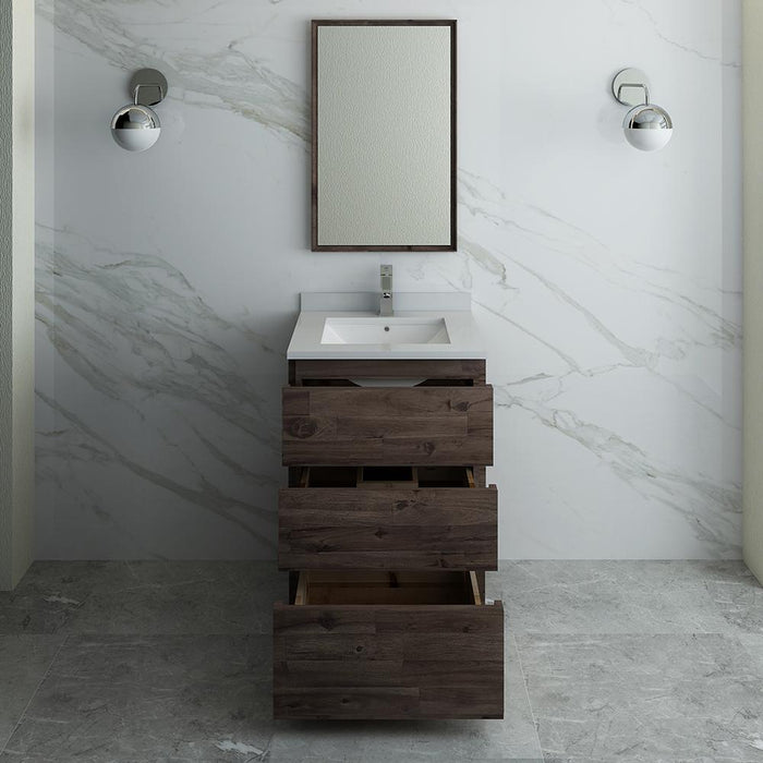 Fresca Formosa 30" Floor Standing Modern Bathroom Vanity w/ Mirror