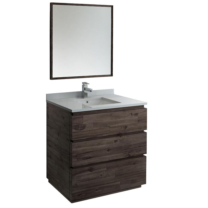 Fresca Formosa 36" Floor Standing Modern Bathroom Vanity w/ Mirror