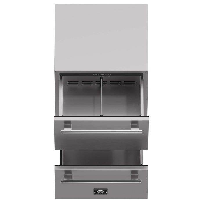 Forno Como 24" Indoor Outdoor Drawer Refrigerator, 4.87 cu.ft.