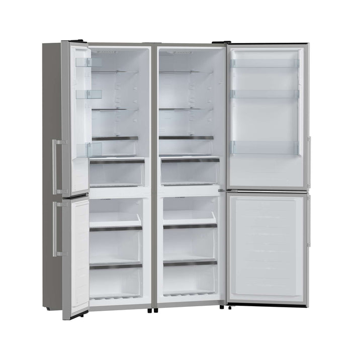 Forno Guardia 46.8" - Two 23.6" Bottom Freezer Refrigerators, Total of 21.6 cu.ft