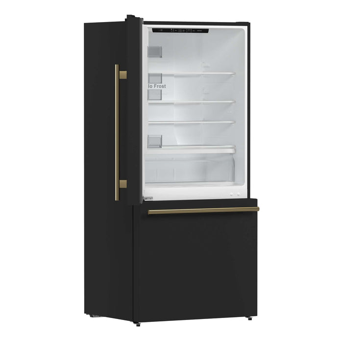 Forno Milano Espresso 31" Black with Ice Maker
