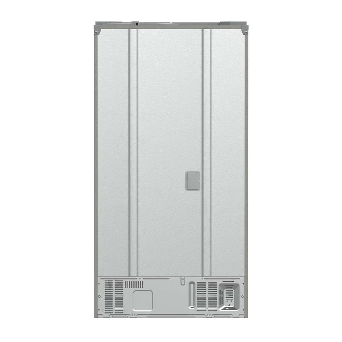 Forno Moena 36-inch Freestanding French Door Refrigerator in Stainless Steel, 19.2 Cu.ft Total Capacity, Counter Depth, Ice Maker And Touch Control