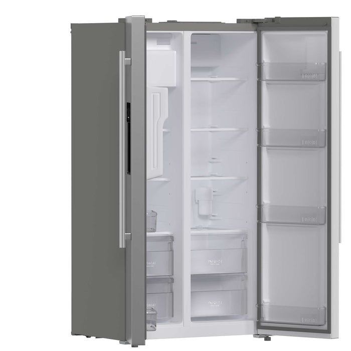 Forno Salerno 36" Side by Side Stainless Steel Refrigerator 20 cu.ft