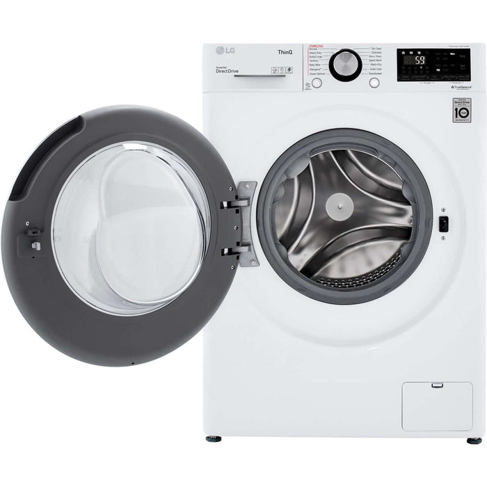 LG 24 in. 2.4-Cu.ft. Smart Wi-Fi Enabled Compact Front Load All-In-One Washer/Dryer Combo with Built-In Intelligence in White