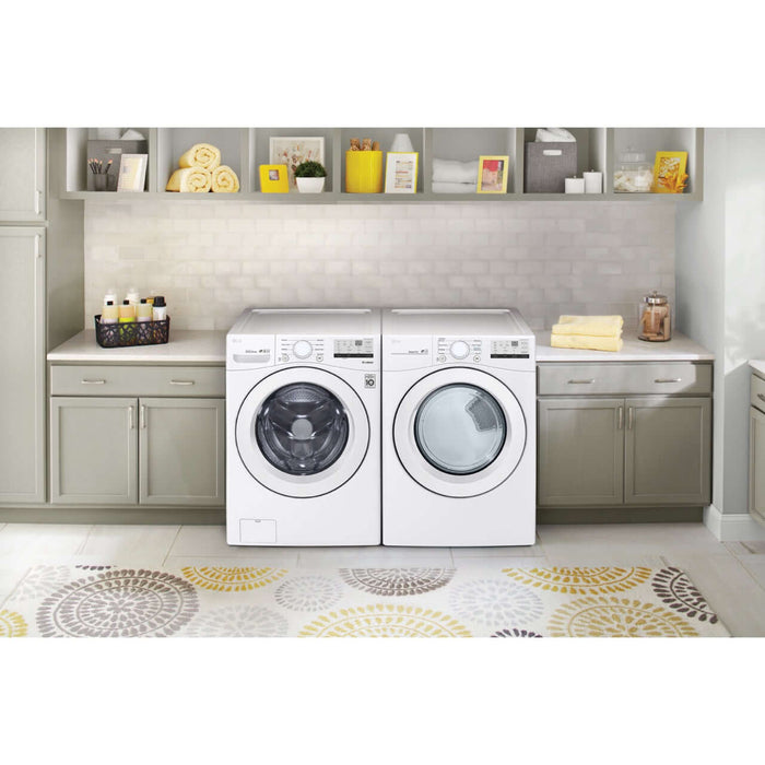 LG 27 In. 4.5-Cu. Ft. Front Load Washer in White