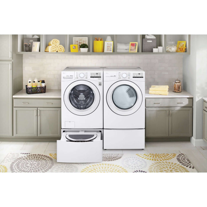 LG 27 In. 4.5-Cu. Ft. Front Load Washer in White