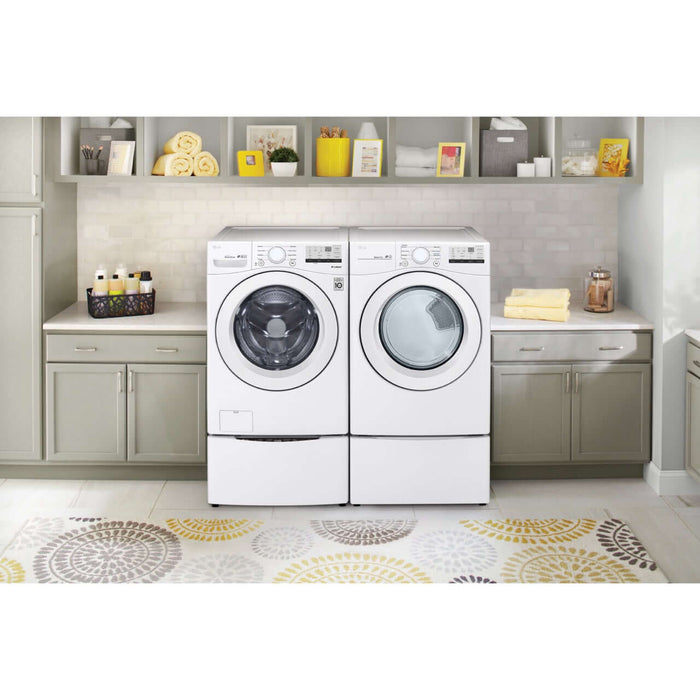 LG 27 In. 4.5-Cu. Ft. Front Load Washer in White