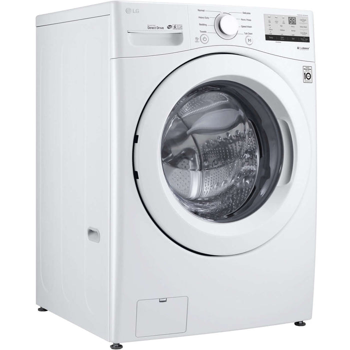 LG 27 In. 4.5-Cu. Ft. Front Load Washer in White