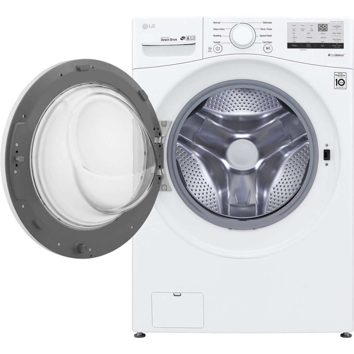 LG 27 In. 4.5-Cu. Ft. Front Load Washer in White