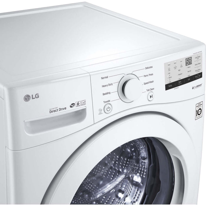 LG 27 In. 4.5-Cu. Ft. Front Load Washer in White