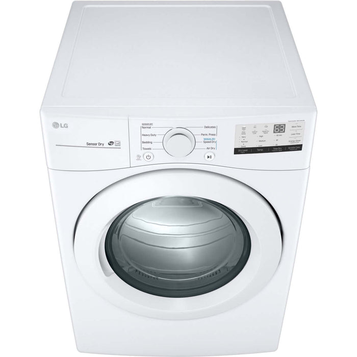 LG 27 In. 7.4-Cu. Ft. Front Load Electric Dryer in White