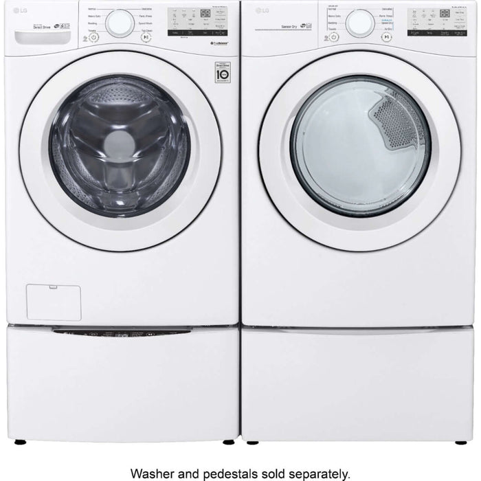 LG 27 In. 7.4-Cu. Ft. Front Load Electric Dryer in White