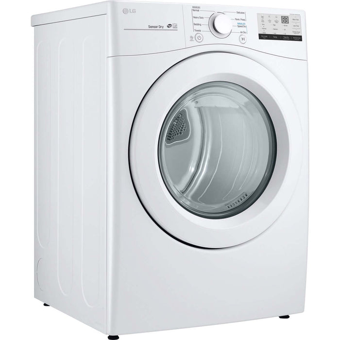 LG 27 In. 7.4-Cu. Ft. Front Load Electric Dryer in White