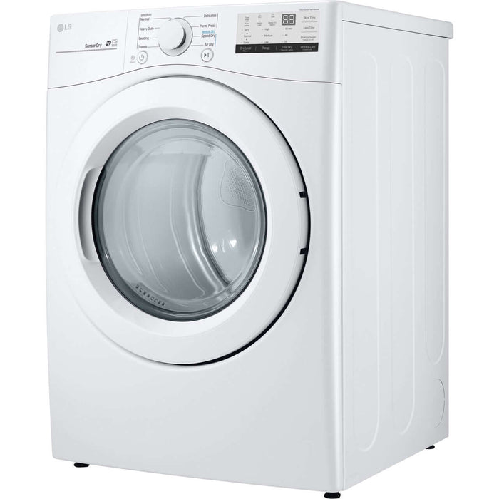 LG 27 In. 7.4-Cu. Ft. Front Load Electric Dryer in White